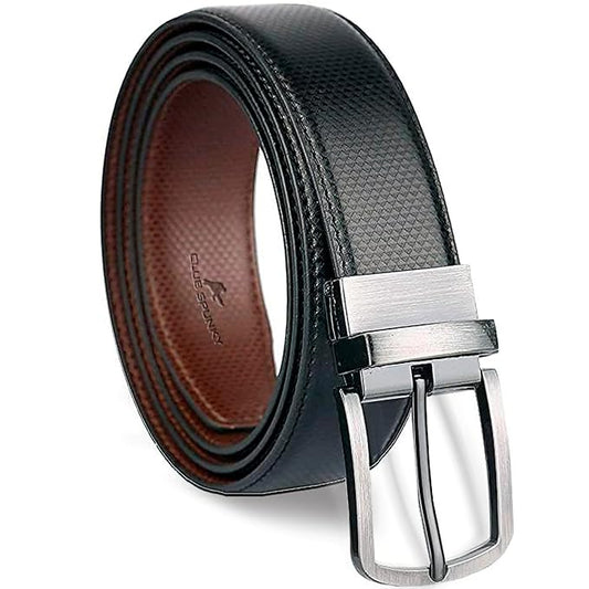 Tradify Reversible PU-Leather Formal Black/Brown Belt For Men (Color-Black/Brown) belt for men, formal belt, gift for gents, Gents belt, mens belt. COD Available