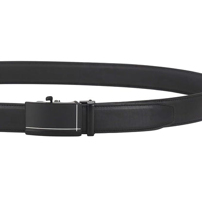 TRADIFY Men's PU Leather Auto Lock Belt