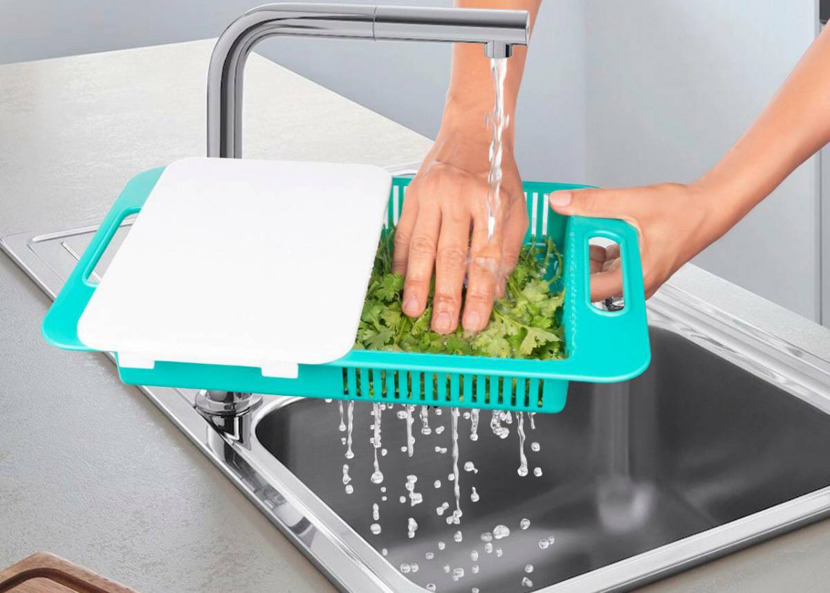 2 In 1 Chopping & Wash Tray